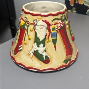 Yankee Candle Holiday Stocking Large Lid Shade